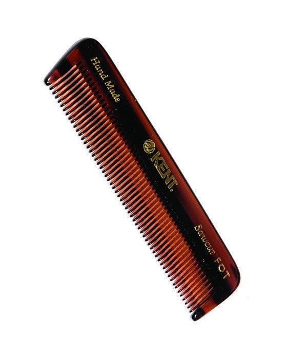 Kent K-FOT Comb, Pocket Comb, Fine (112mm/4.3in) - Barbers Lounge