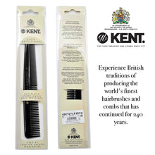 Kent SPC81 Cutting Comb 184mm Shallow Teeth Thick/Fine Hair - Barbers Lounge