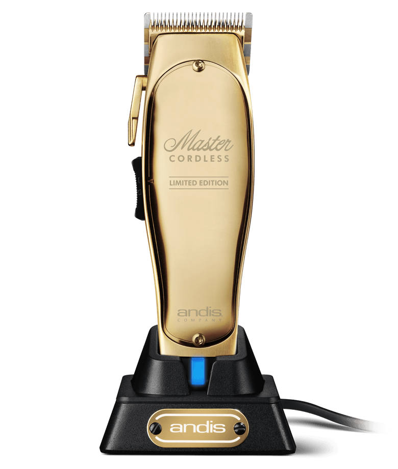 Andis Master Cordless Limited Edition Gold Clipper - Barbers Lounge