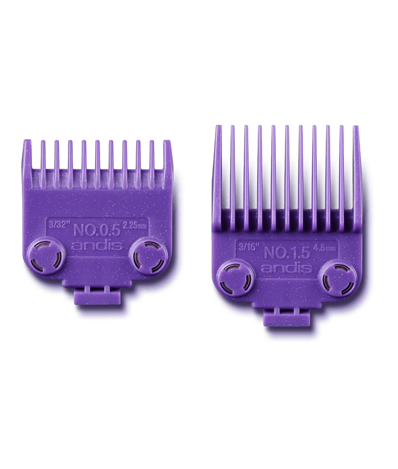 Andis Master Magnetic Comb Set - Dual Pack 0.5 & 1.5 - Barbers Lounge