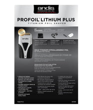 Andis ProFoil Lithium Plus Titanium Foil Shaver - Barbers Lounge
