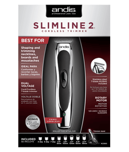 Andis Slimline 2 T-Blade Cord/Cordless Trimmer - Barbers Lounge