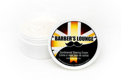 Barber's Lounge Sandalwood Shave Cream - Barbers Lounge