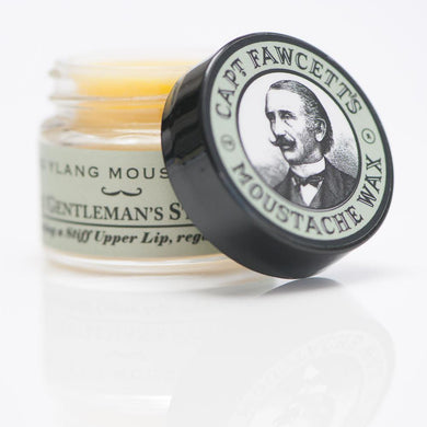 Captain Fawcett's Ylang Ylang Scents Moustache Wax (15ml/0.5oz) - Barbers Lounge
