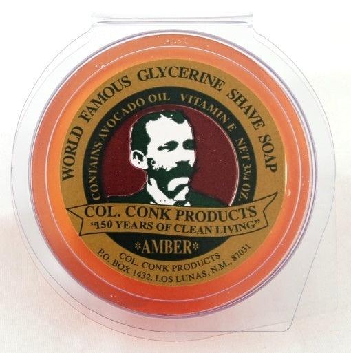 Col. Conk Amber Shaving Soap. Large - Barbers Lounge