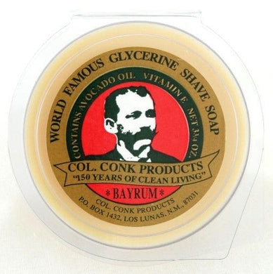 Col. Conk Bay Rum Shaving Soap, Large - Barbers Lounge