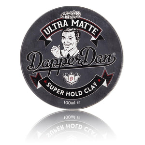 Dapper Dan Ultra Matte Super Hold Clay (100ml/3.38oz) - Barbers Lounge