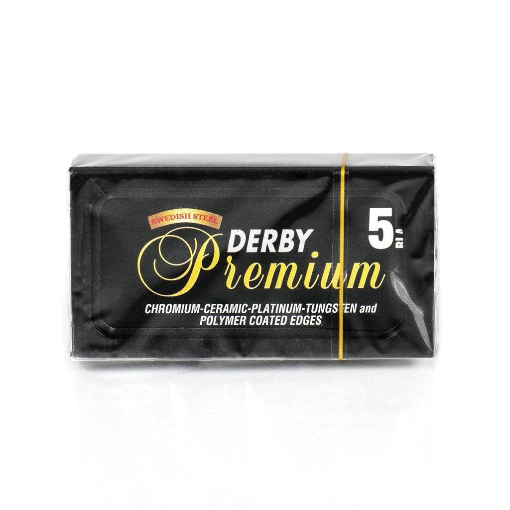 Derby Premium Double-Edge Stainless Safety Razor Blade, 5pk - Barbers Lounge