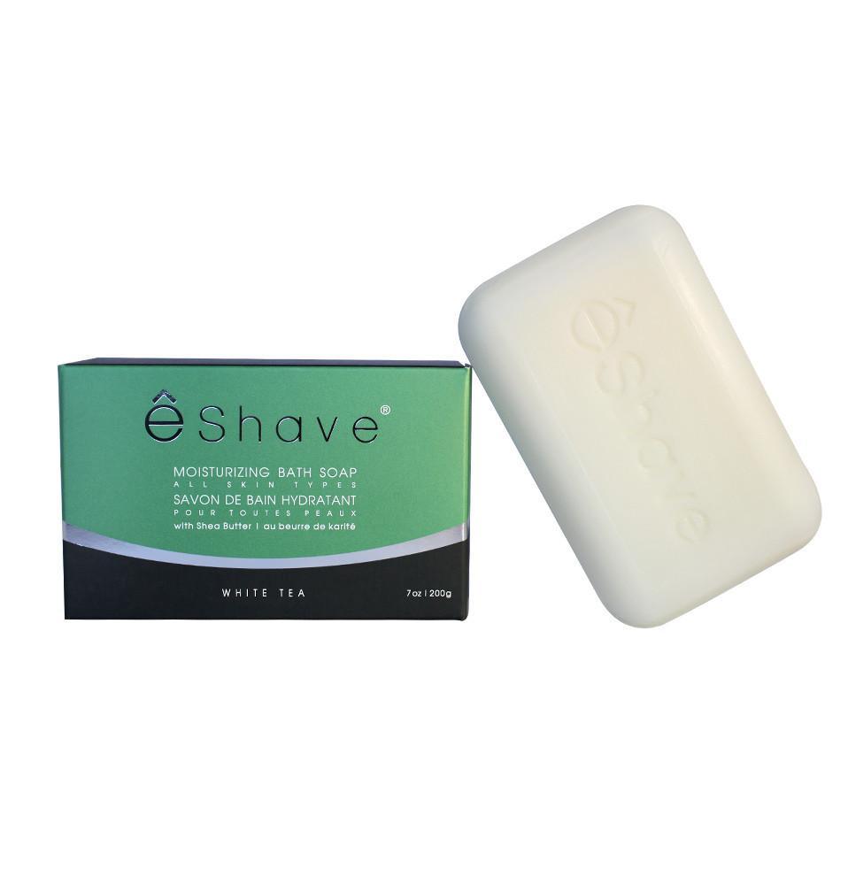 E-Shave Bath Soap 200g - White Tea - Barbers Lounge