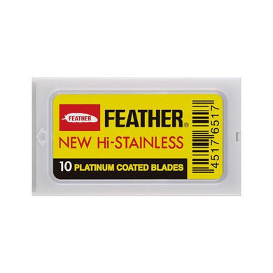 Feather Double-Edge Safety Razor Blades 10pk - Barbers Lounge