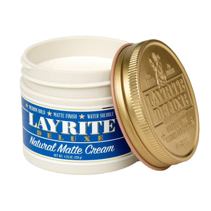 Layrite Natural Matte Cream - Barbers Lounge