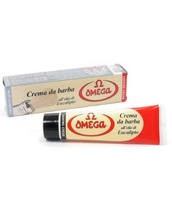 Omega Eucalyptus Shaving Cream, Tube (150ml/5oz) - Barbers Lounge